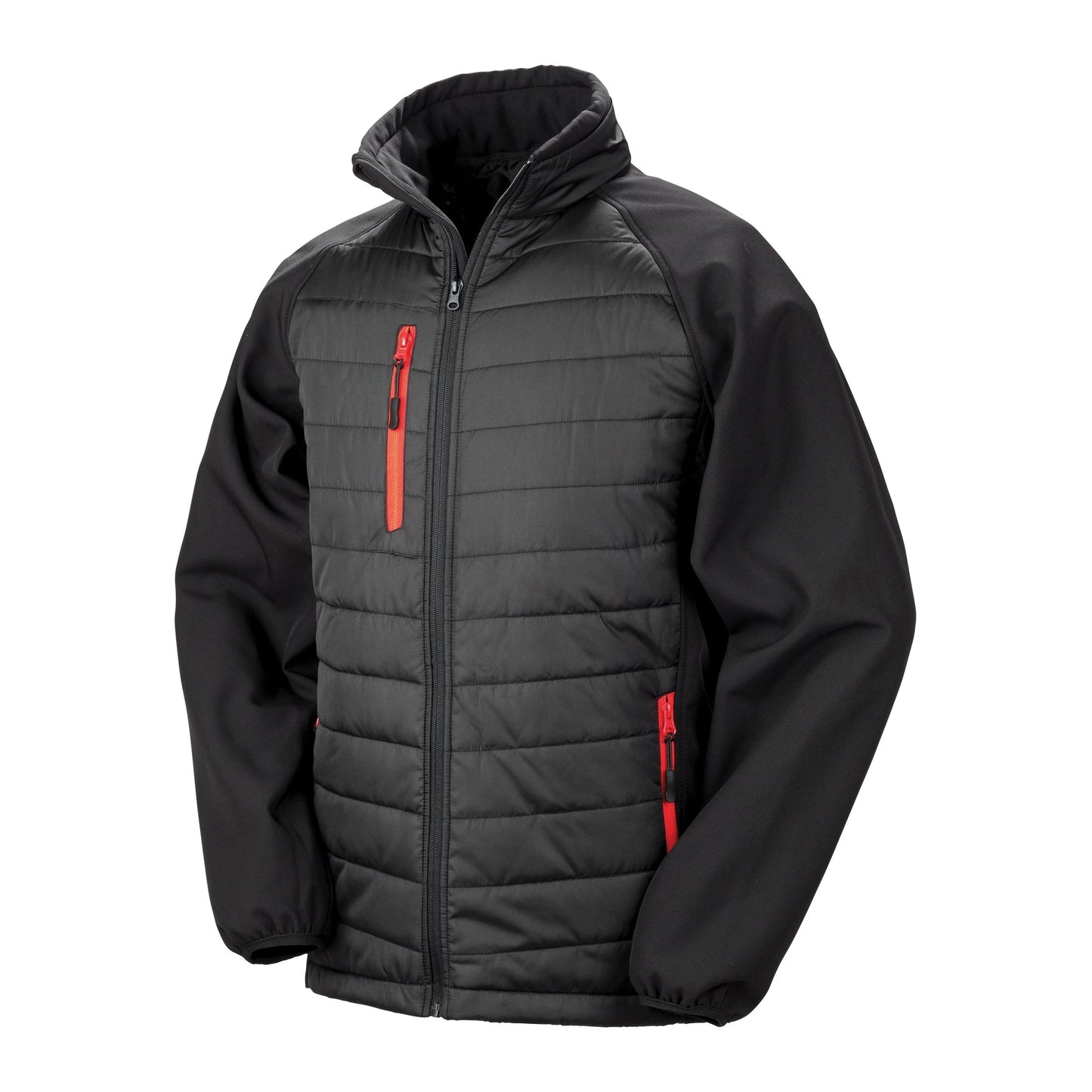 Result Recycled Compass Padded Softshell Jacket Showerproof Windproof Warm