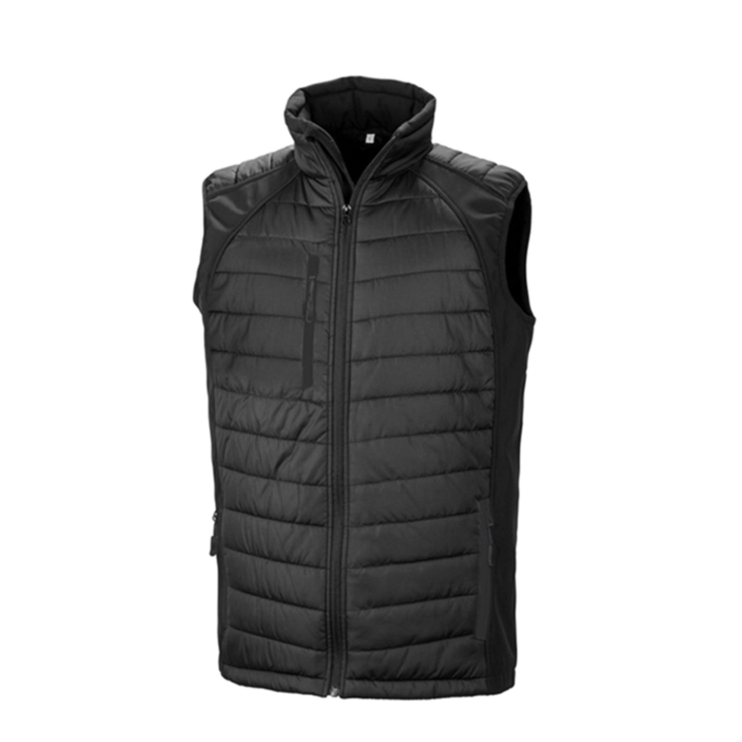 Result Recycled Compass Padded Softshell Gilet Showerproof Lightweight Warm