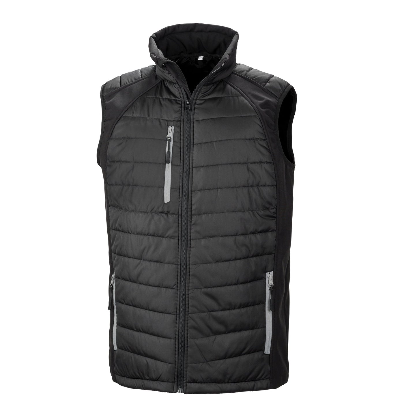 Result Recycled Compass Padded Softshell Gilet Showerproof Lightweight Warm