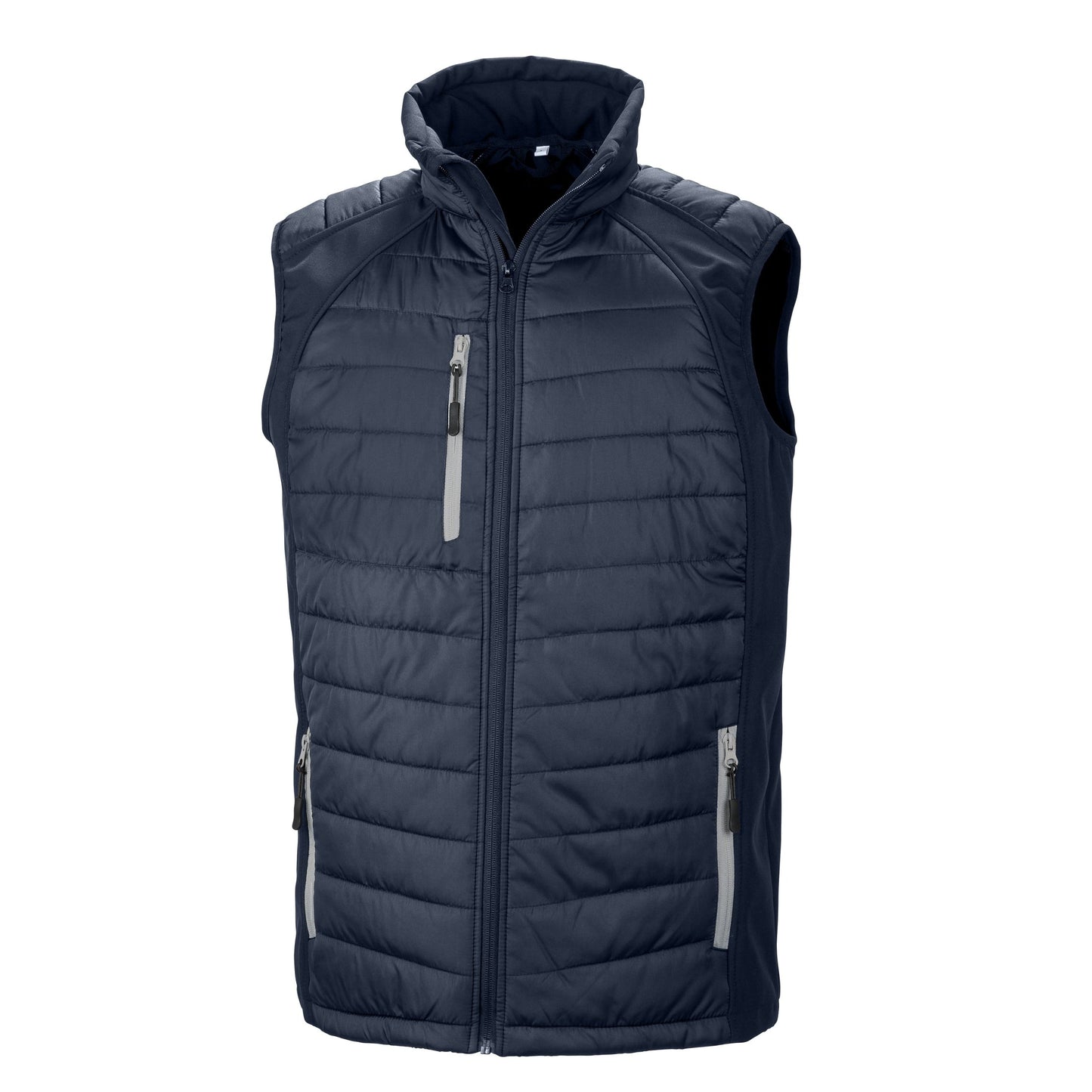Result Recycled Compass Padded Softshell Gilet Showerproof Lightweight Warm