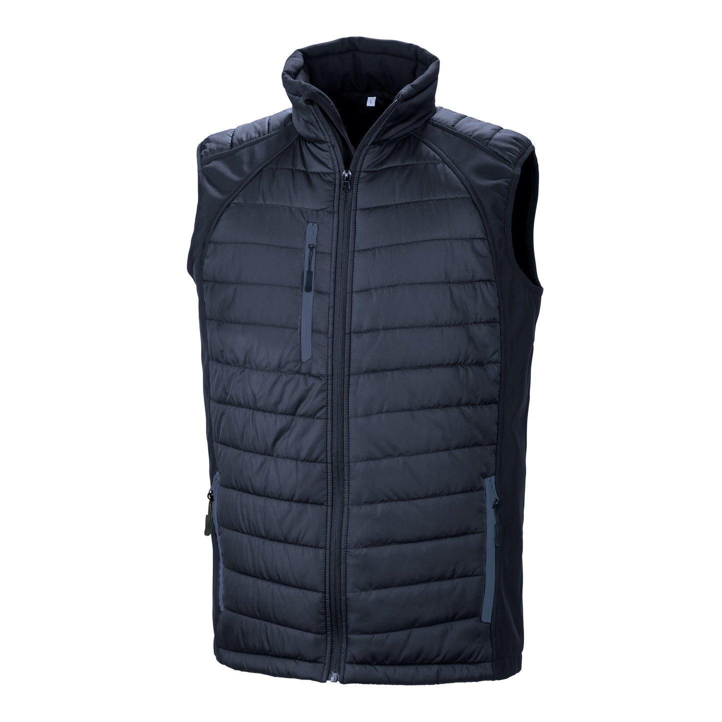 Result Recycled Compass Padded Softshell Gilet Showerproof Lightweight Warm