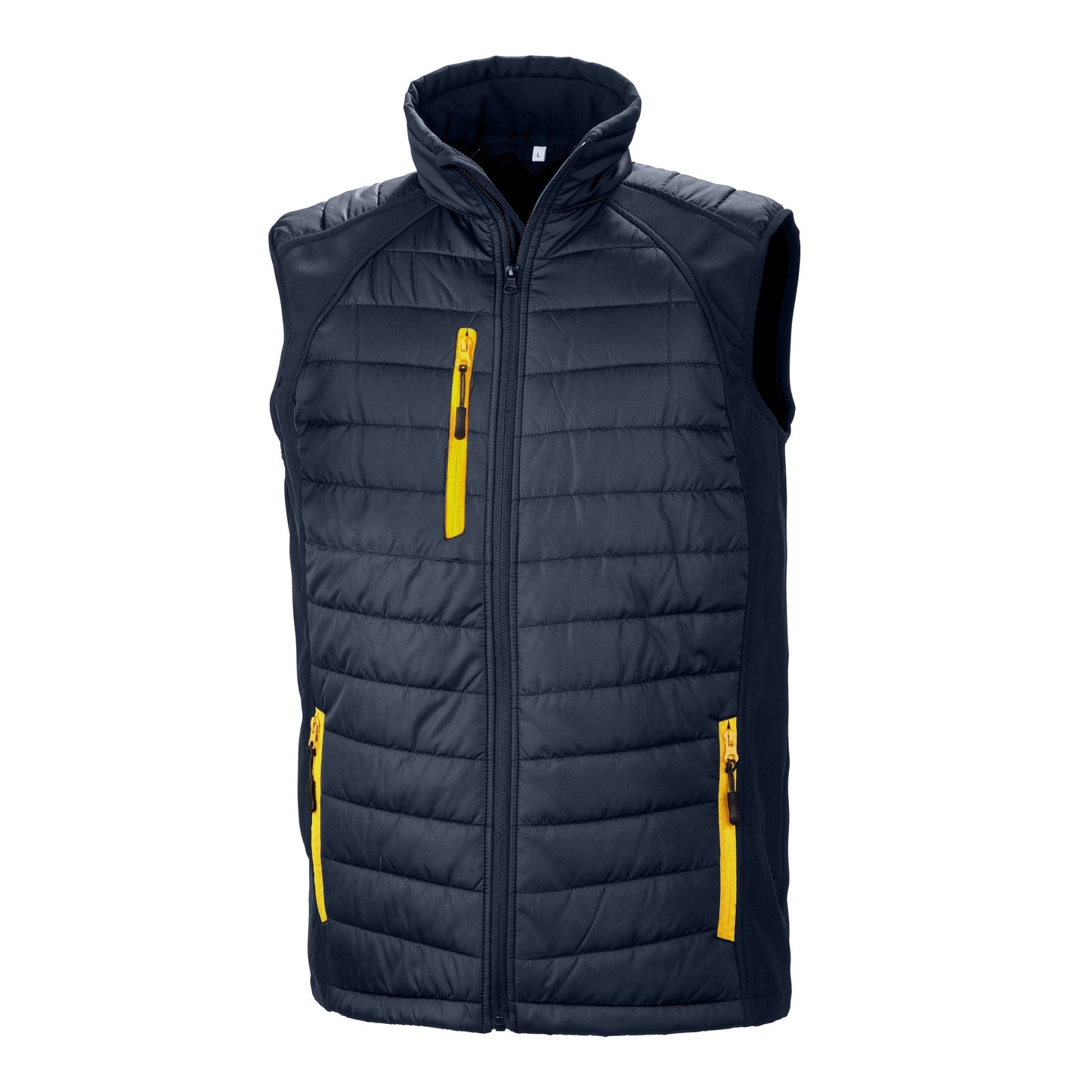 Result Recycled Compass Padded Softshell Gilet Showerproof Lightweight Warm