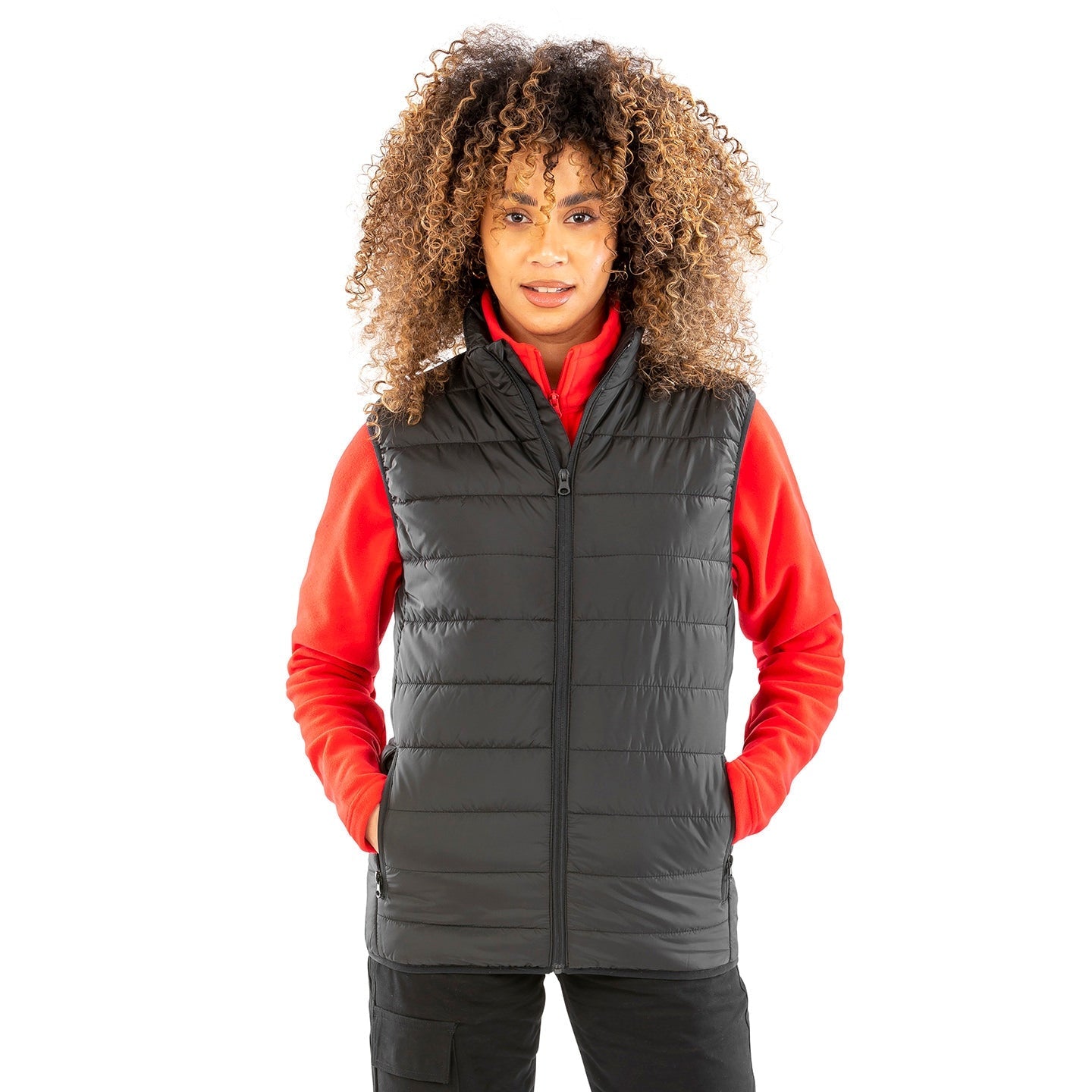 Result Core Promo Padded Bodywarmer Showerproof Windproof Zip Pockets XS-3XL