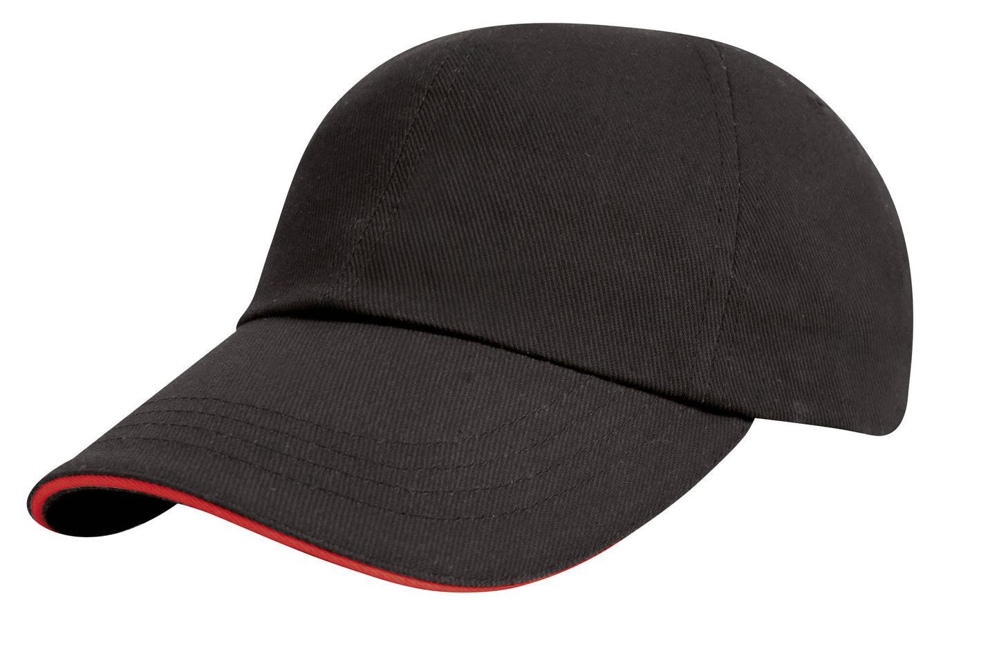 Result Headwear Junior Low-Profile Heavy Brushed Cotton Cap with Sandwich Peak