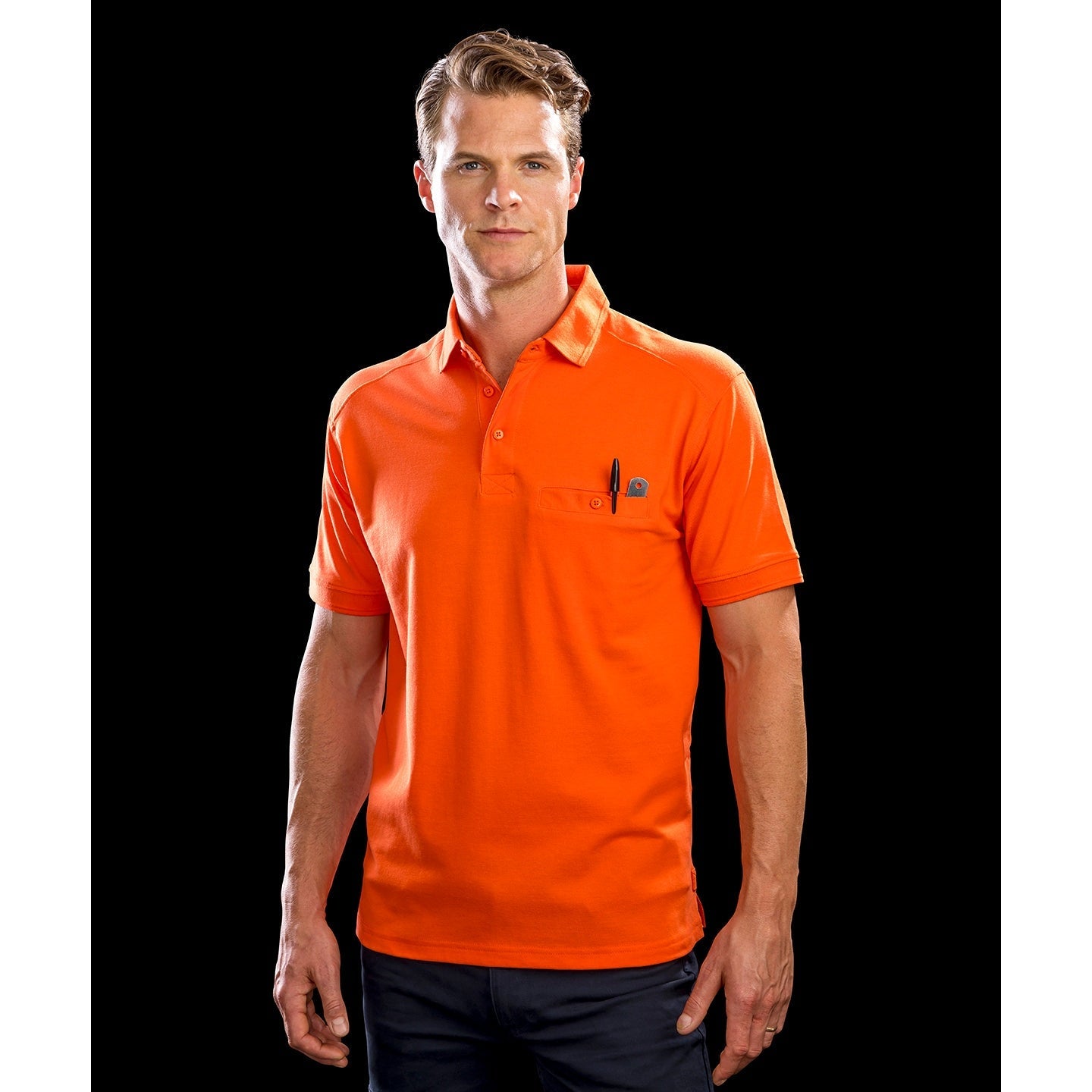 Result Workguard Apex Pocket Polo Shirt Soft Piquet Knit Breathable Fabric