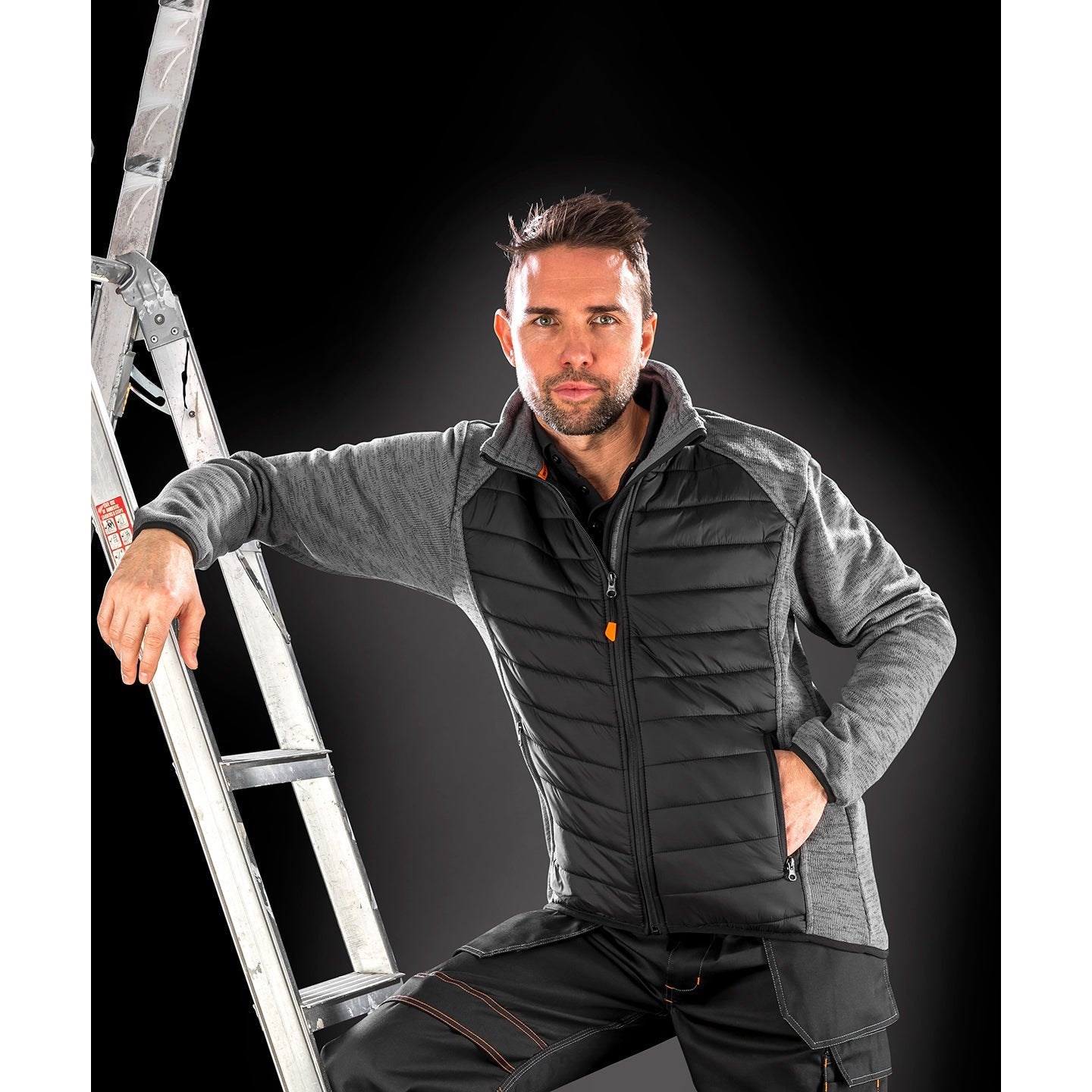 Result Workguard Elevator Jacket Padded Insulation Breathable Stretch Fabric