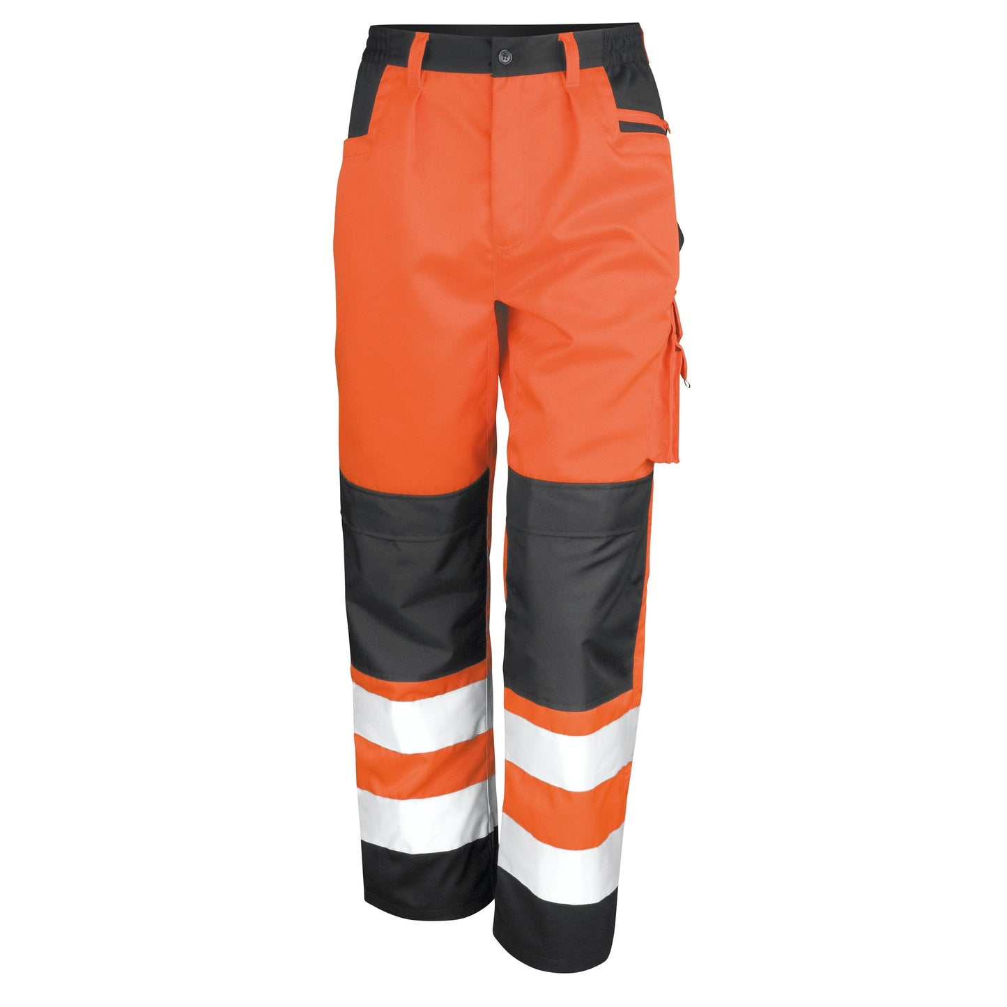 Result Safeguard Safety Cargo Trousers EN20471 Class 2 Hi-Vis Multiple Pockets