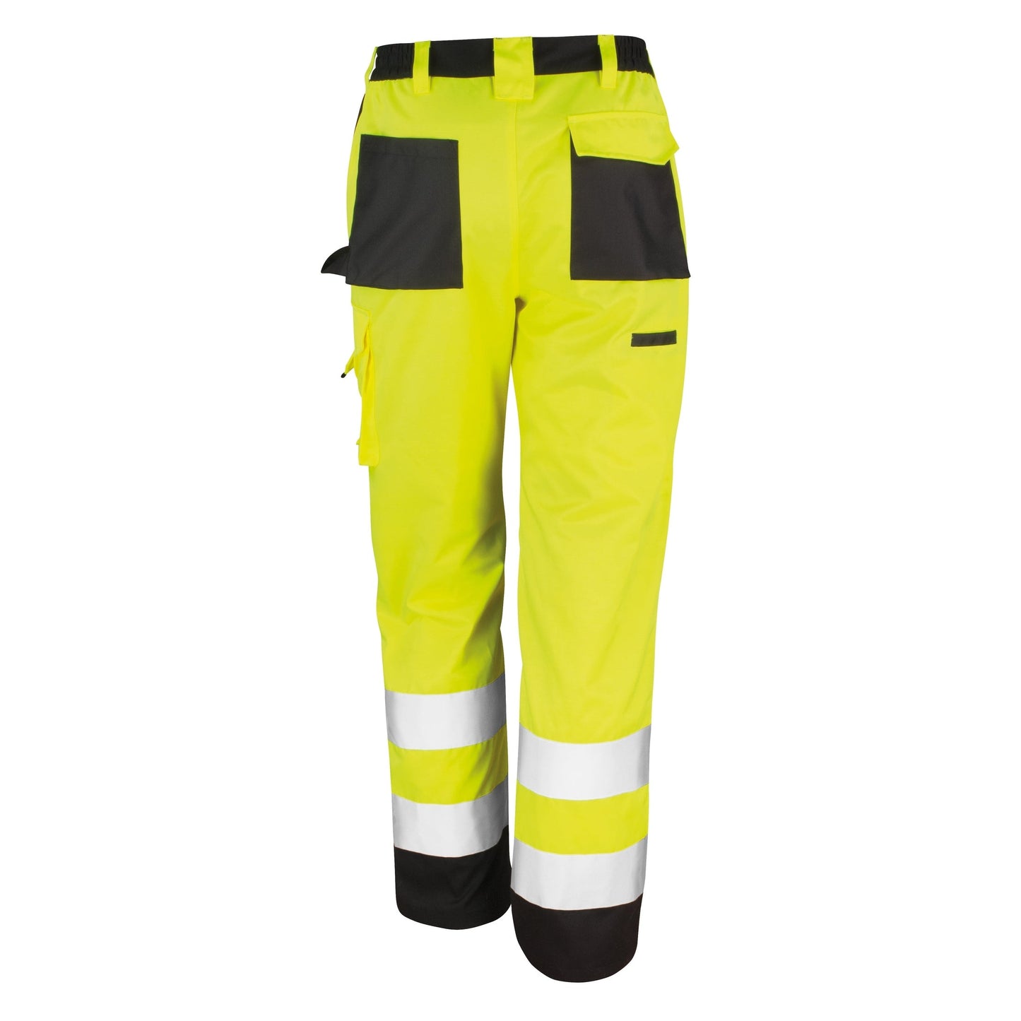 Result Safeguard Safety Cargo Trousers EN20471 Class 2 Hi-Vis Multiple Pockets