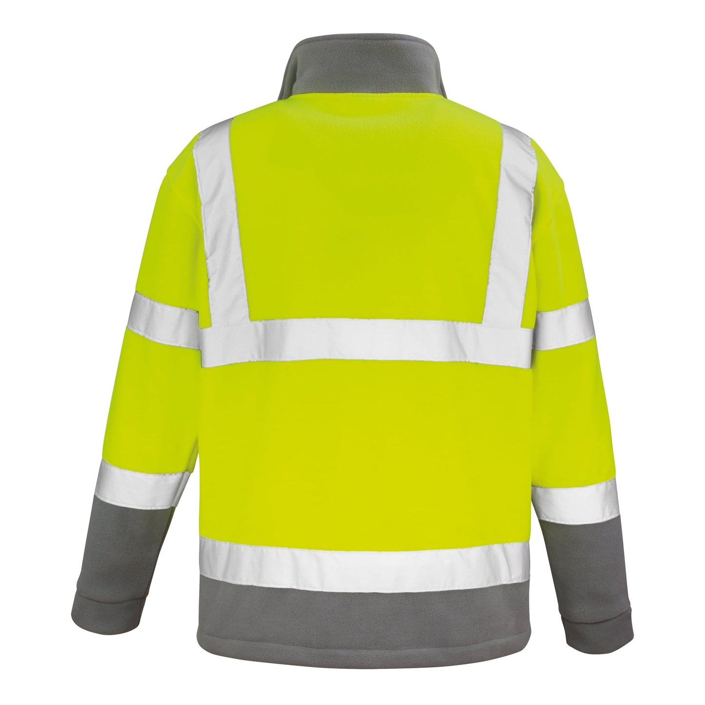 Result Safeguard Safety Microfleece Fleece Jacket Class 2 Reflective Orange/Grey