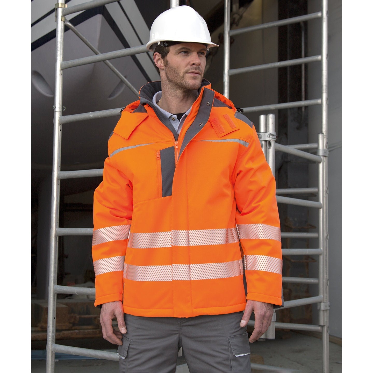 Result Safeguard Dynamic Softshell Coat EN ISO 20471 Class 2 Water-Repellent