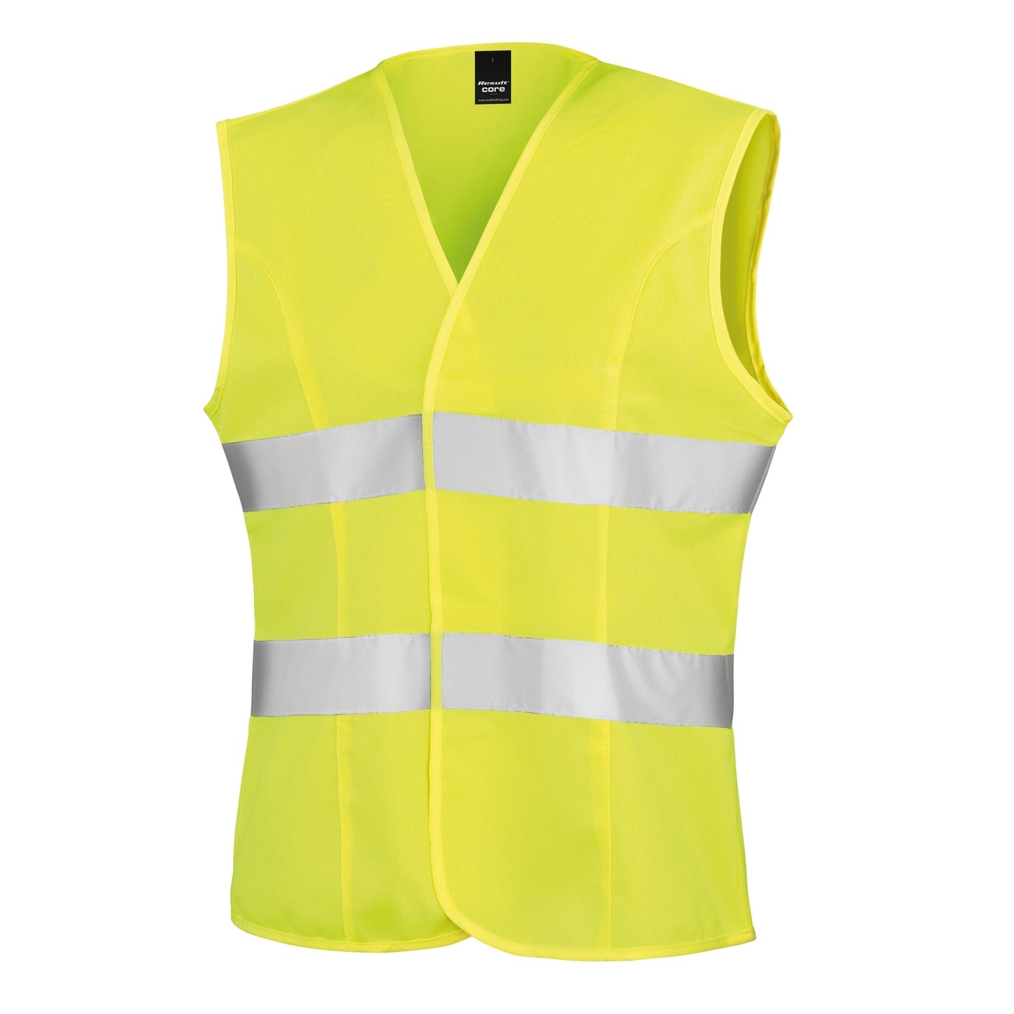 Result Core Women's High-Viz Safety Tabard Vest +Fitted Waist & Reflective Bands