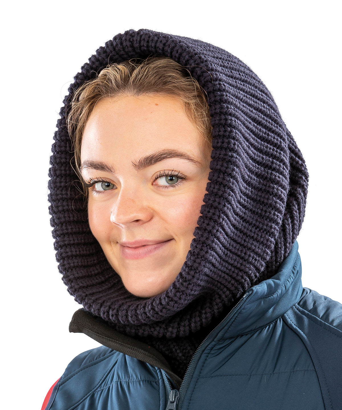 Result Winter Essentials Whistler Snood Hood Chunky Knit Unisex Warm Wrap