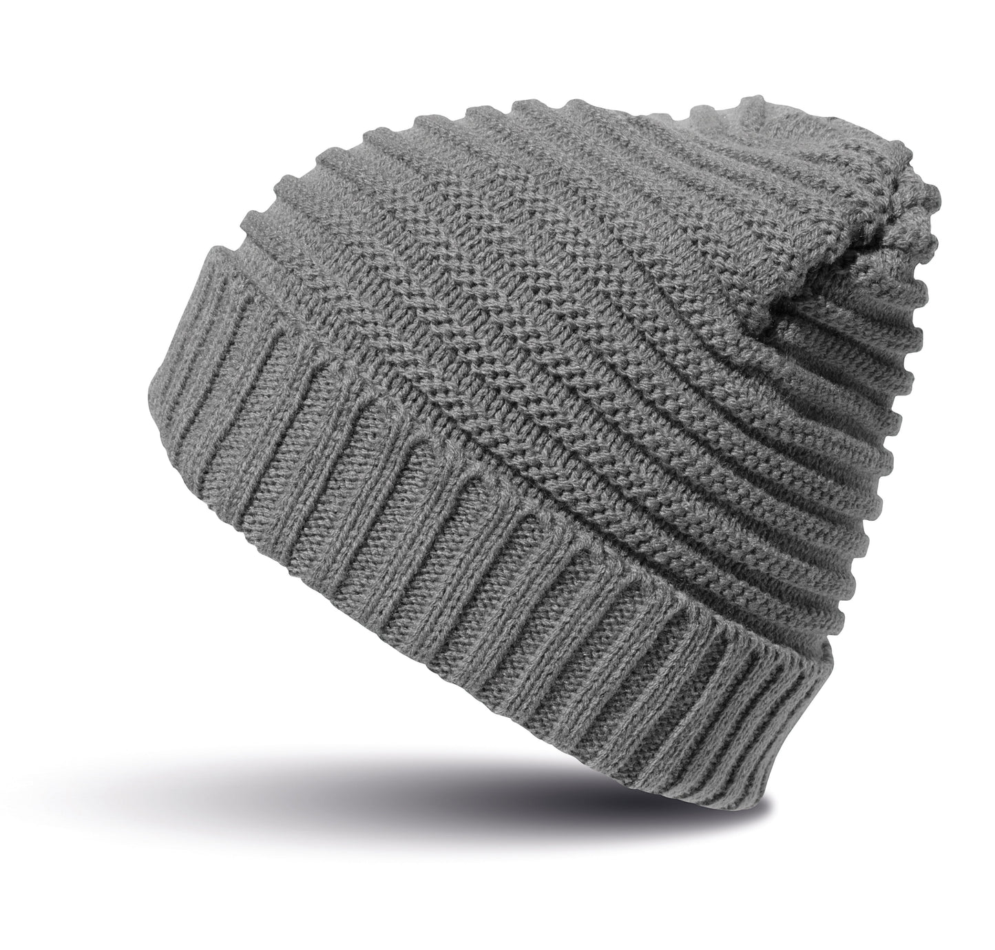 Result Winter Essentials Braided Beanie Hat with Polartherm Fleece Lining