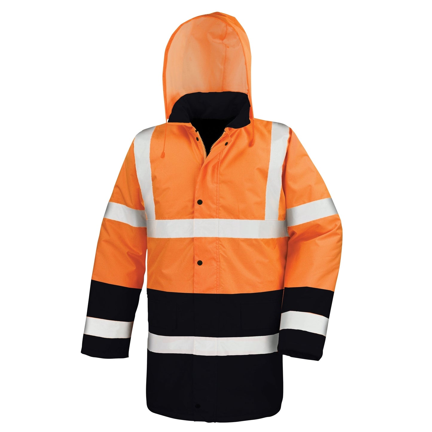 Result Core Two-Tone Safety Coat EN ISO 20471 Class 3 Heavy-Duty Zip