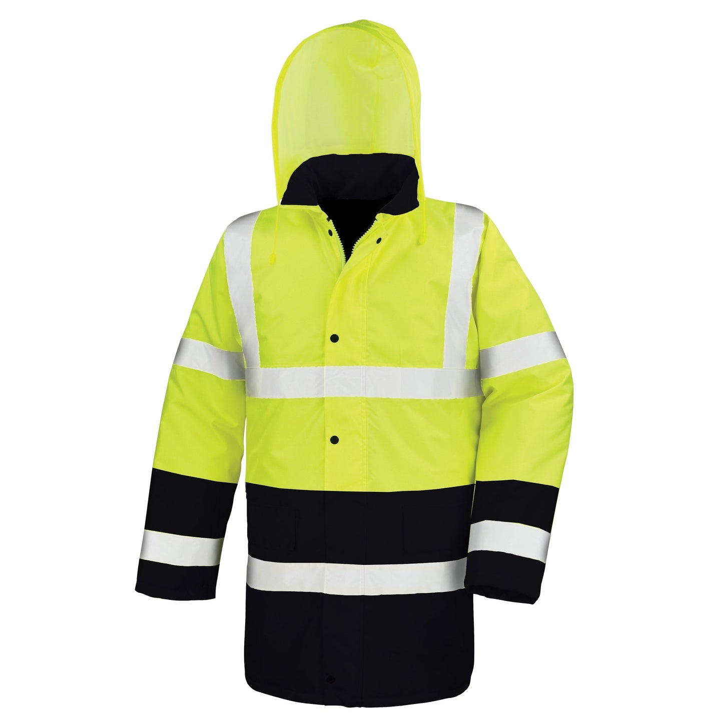 Result Core Two-Tone Safety Coat EN ISO 20471 Class 3 Heavy-Duty Zip