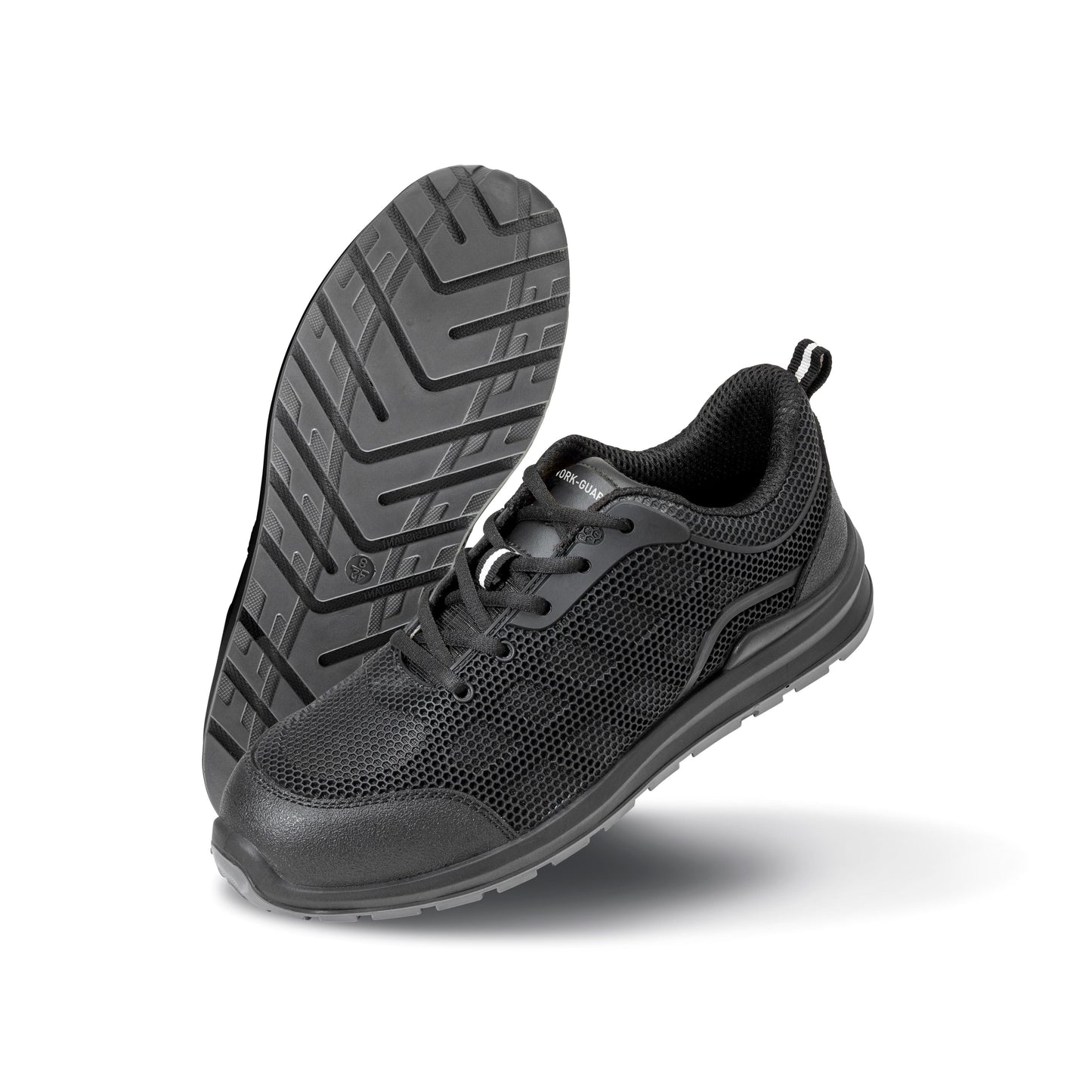 Result Workguard All-Black Safety Trainers Steel Toe SRA Slip Resistant Unisex