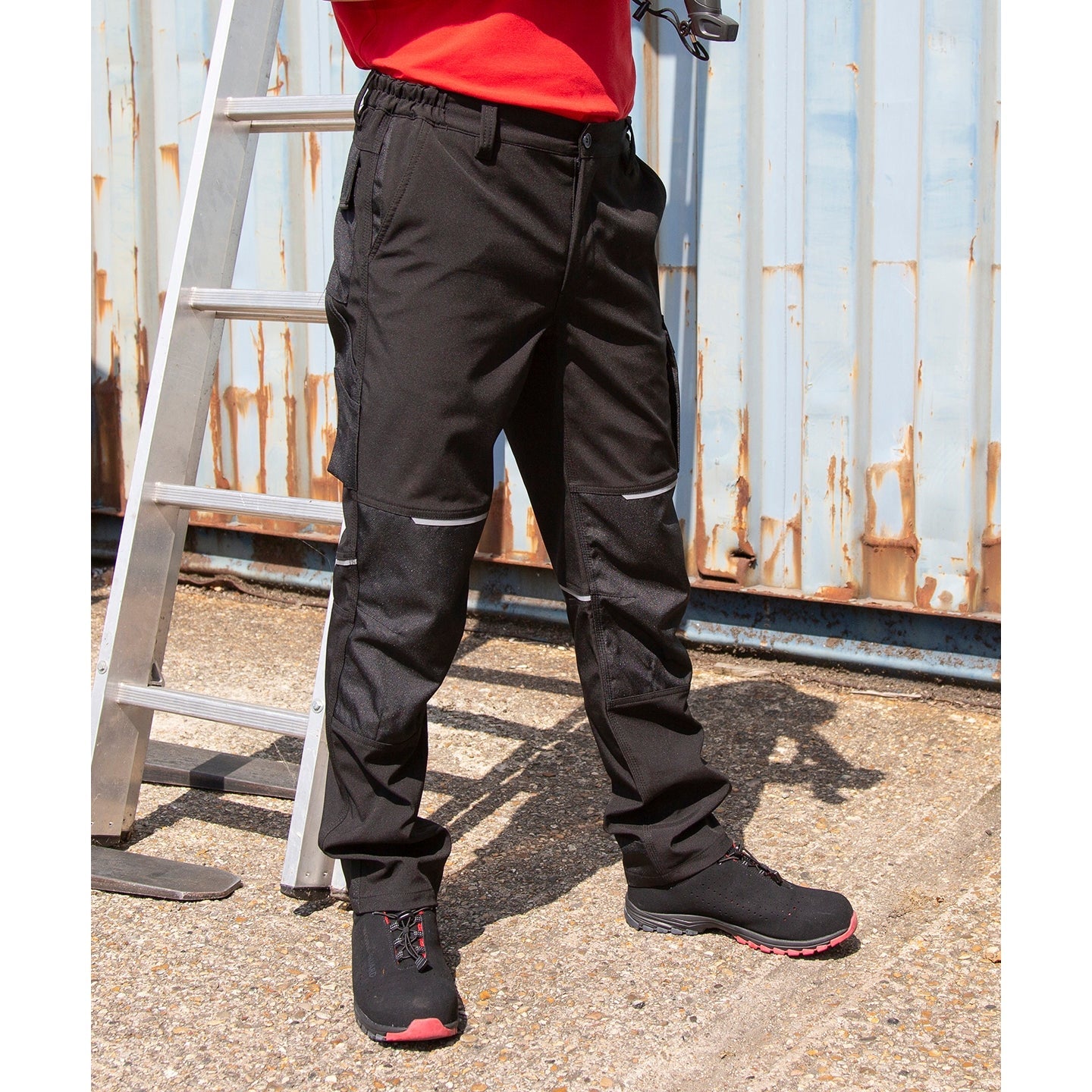 Result Workguard Slim Softshell Work Trousers Multi-Pocket Water-Repellent