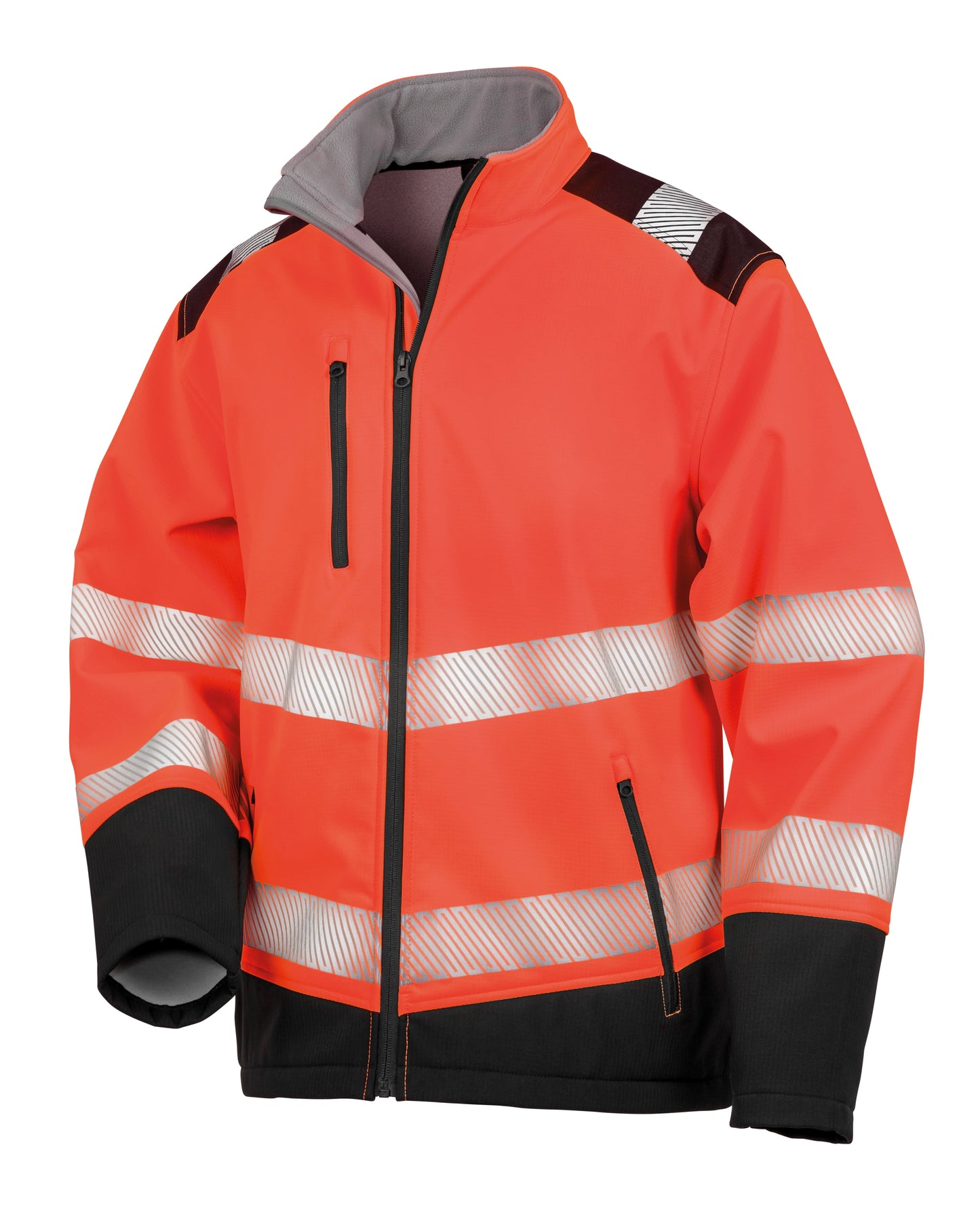 Result Safeguard Printable Ripstop Safety Softshell High Visibility Jacket