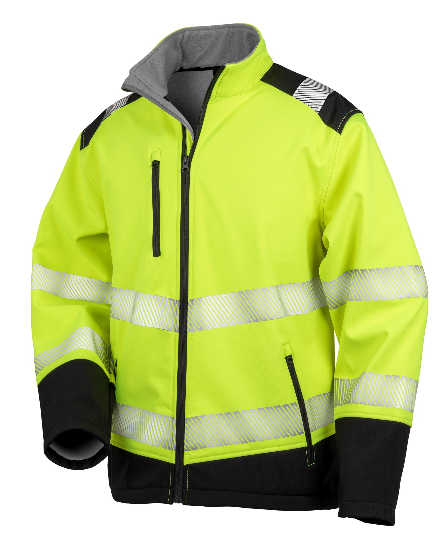 Result Safeguard Printable Ripstop Safety Softshell High Visibility Jacket