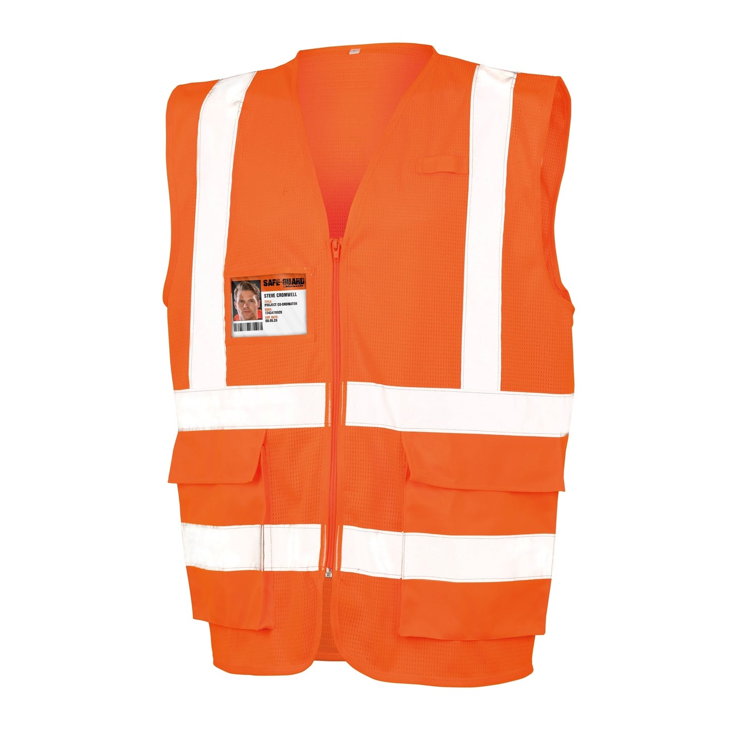 Result Safeguard Executive Cool Mesh Safety Vest EN ISO 20471 Class 2 S-3XL