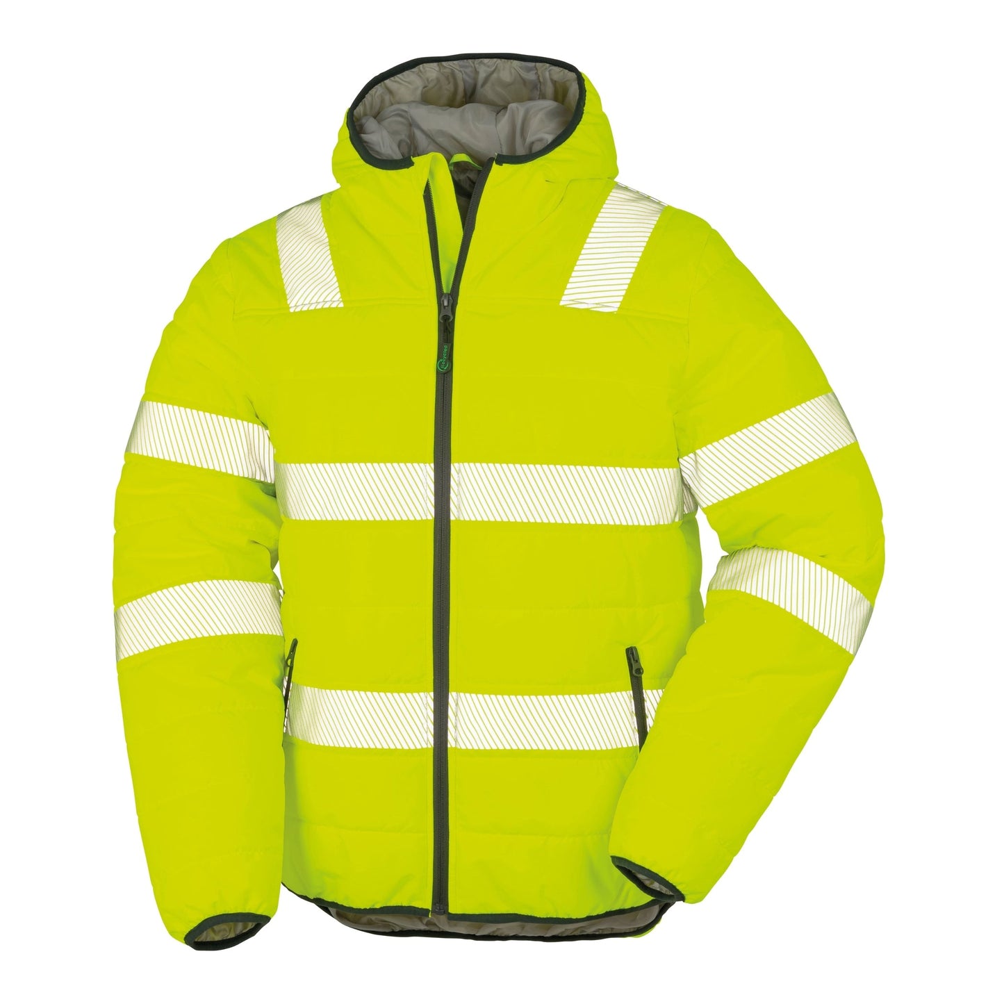 Result Recycled Ripstop Padded Safety Jacket EN ISO 20471 Water-Repellent