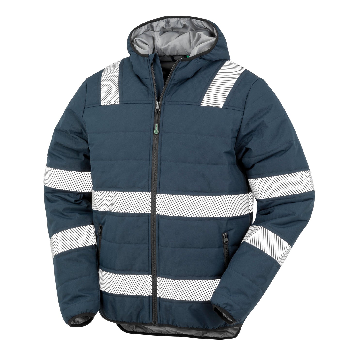 Result Recycled Ripstop Padded Safety Jacket EN ISO 20471 Water-Repellent