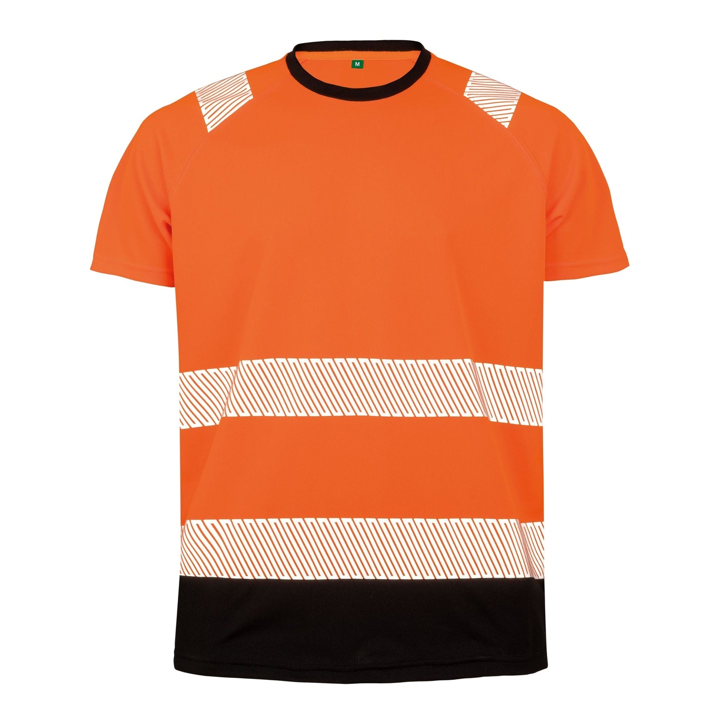 Result Recycled Safety T-Shirt EN ISO 20471 Class 2 Breathable Eco-Friendly