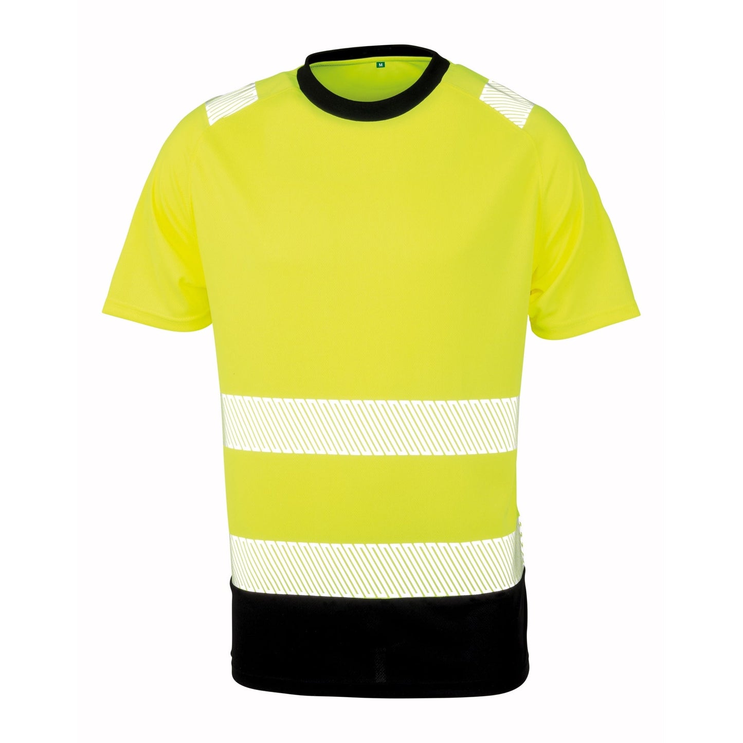 Result Recycled Safety T-Shirt EN ISO 20471 Class 2 Breathable Eco-Friendly