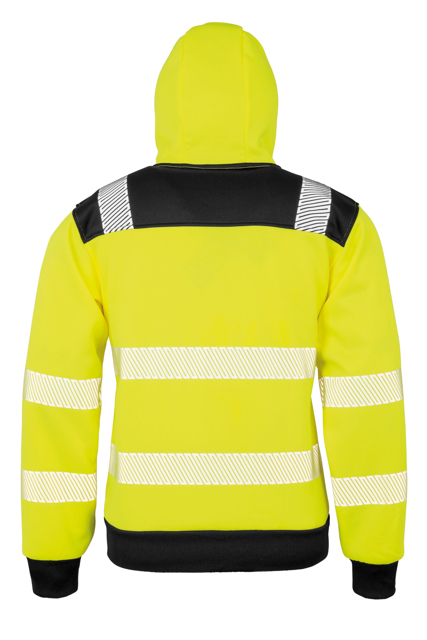Result Recycled Safety Hoodie EN ISO 20471 Class 2 Warm Breathable Zipped