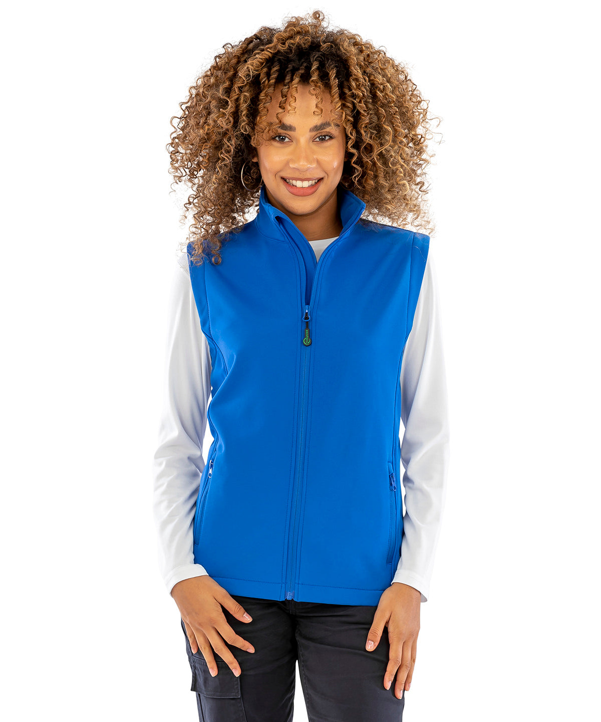 Result Women's Recycled Softshell Bodywarmer Gilet Showerproof Slim Fit