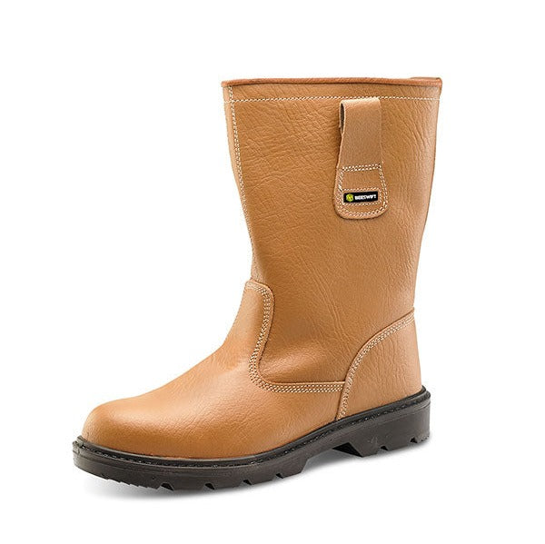 Beeswift Unlined Rigger Boots Sup Lightweight Safety Work Footwear UK Size