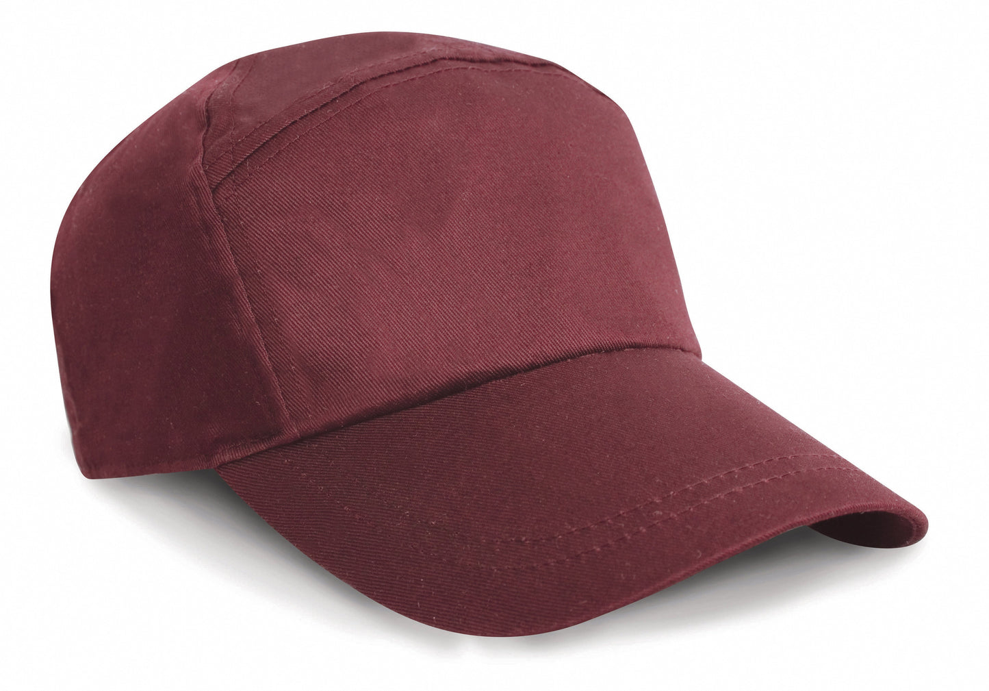Result Headwear 7-Panel Cap Low Profile Cotton Twill Adjustable Snapback