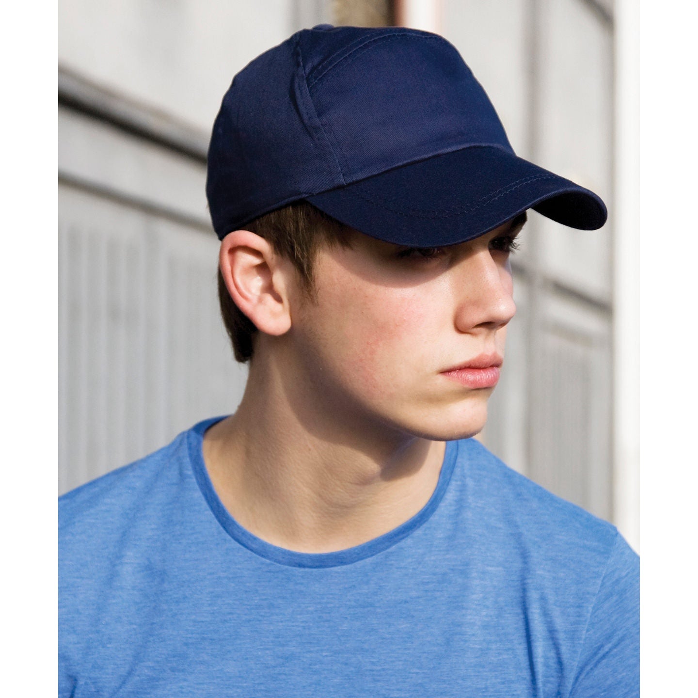 Result Headwear 7-Panel Cap Low Profile Cotton Twill Adjustable Snapback