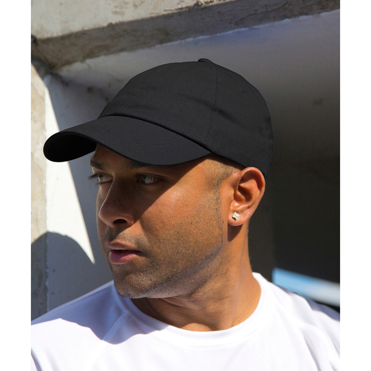 Result Headwear Heavy Cotton Drill Pro-Style Cap with Brass Buckle Adjuster