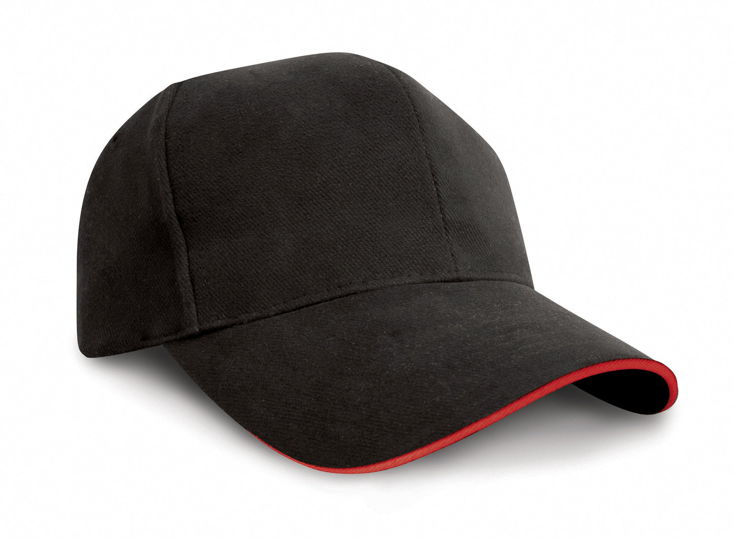 Result Headwear Pro-Style Heavy Cotton Cap with Sandwich Peak and Brass Buckle