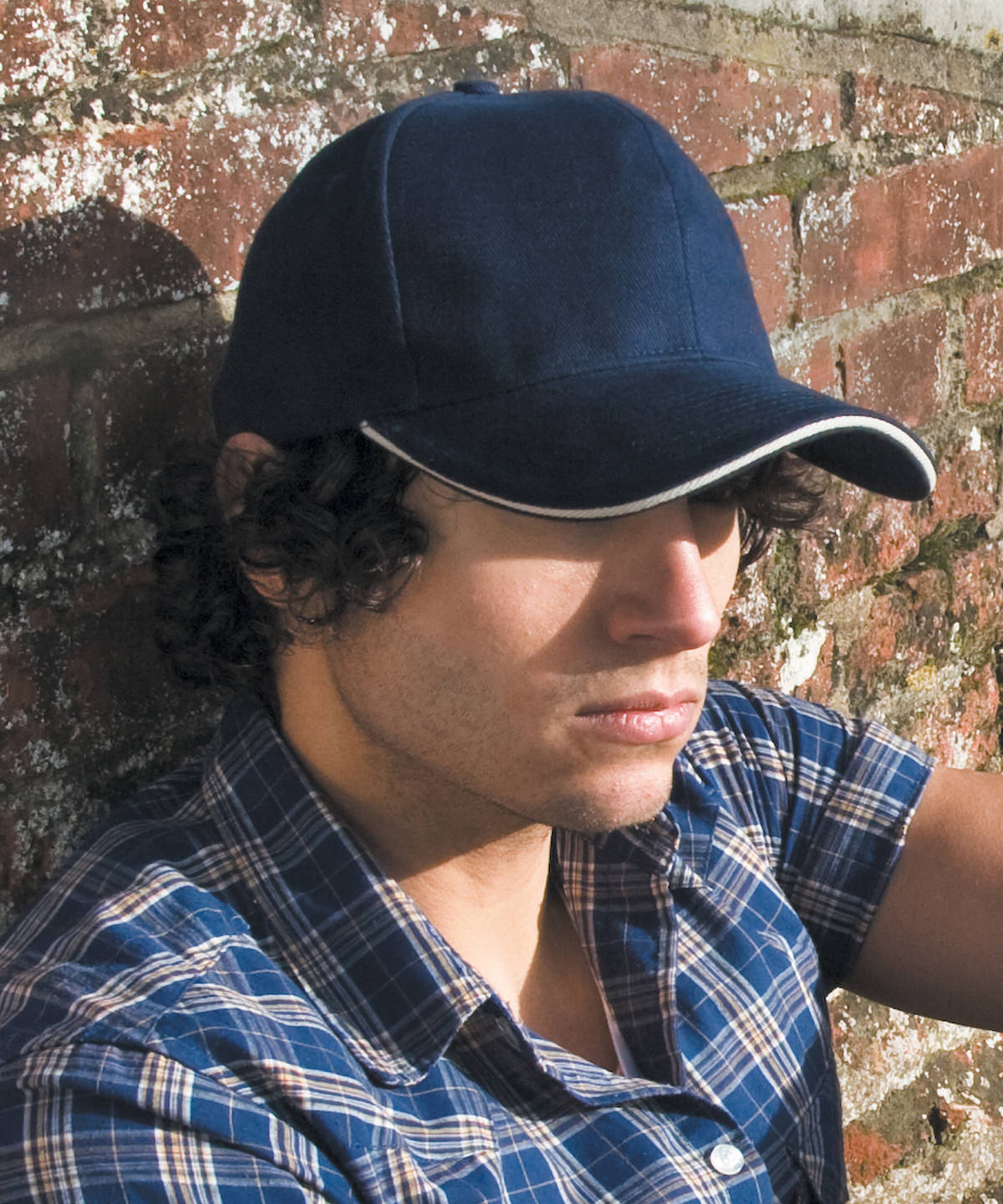 Result Headwear Pro-Style Heavy Cotton Cap with Sandwich Peak and Brass Buckle