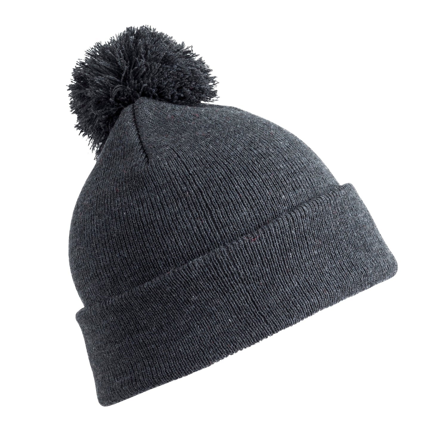 Result Winter Essentials Junior Pom Pom Beanie Heavyweight Double Thickness