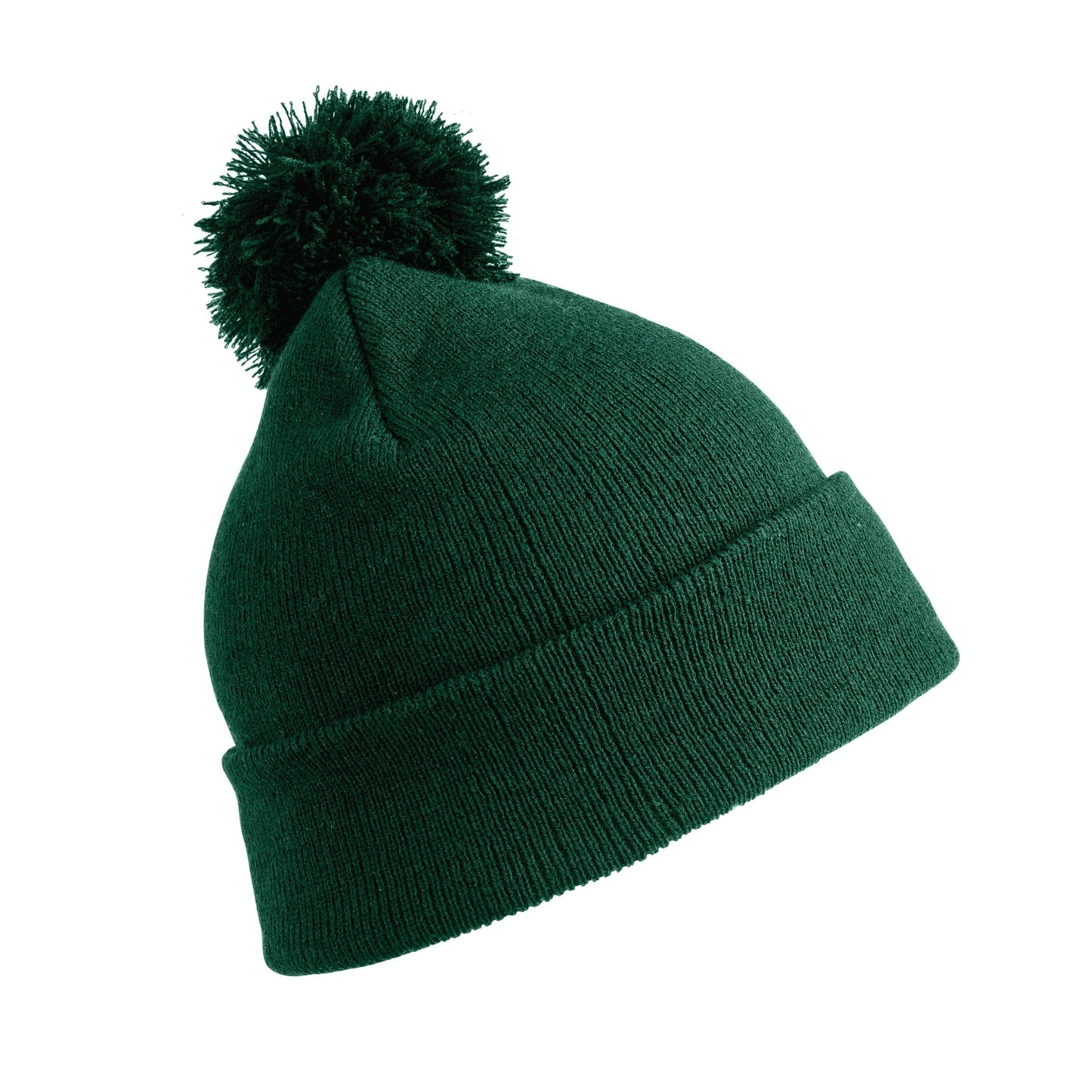 Result Winter Essentials Pom Pom Beanie Heavyweight Double Thickness Grey