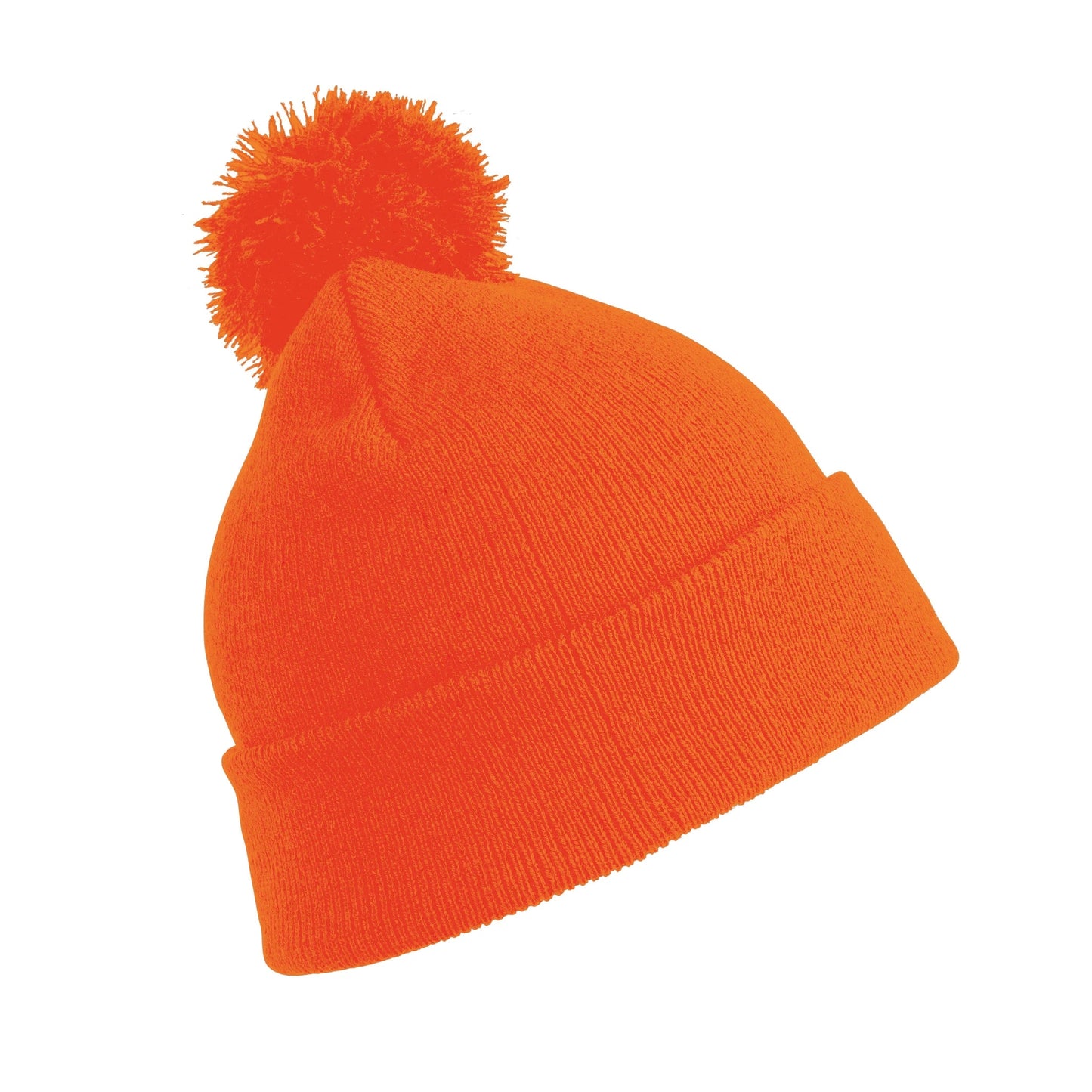 Result Winter Essentials Pom Pom Beanie Heavyweight Double Thickness Grey