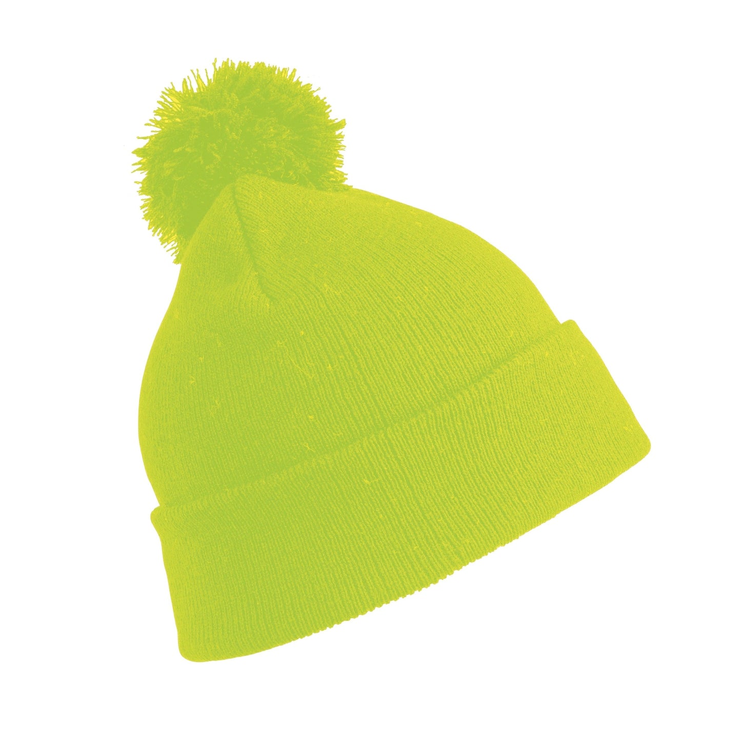 Result Winter Essentials Pom Pom Beanie Heavyweight Double Thickness Grey