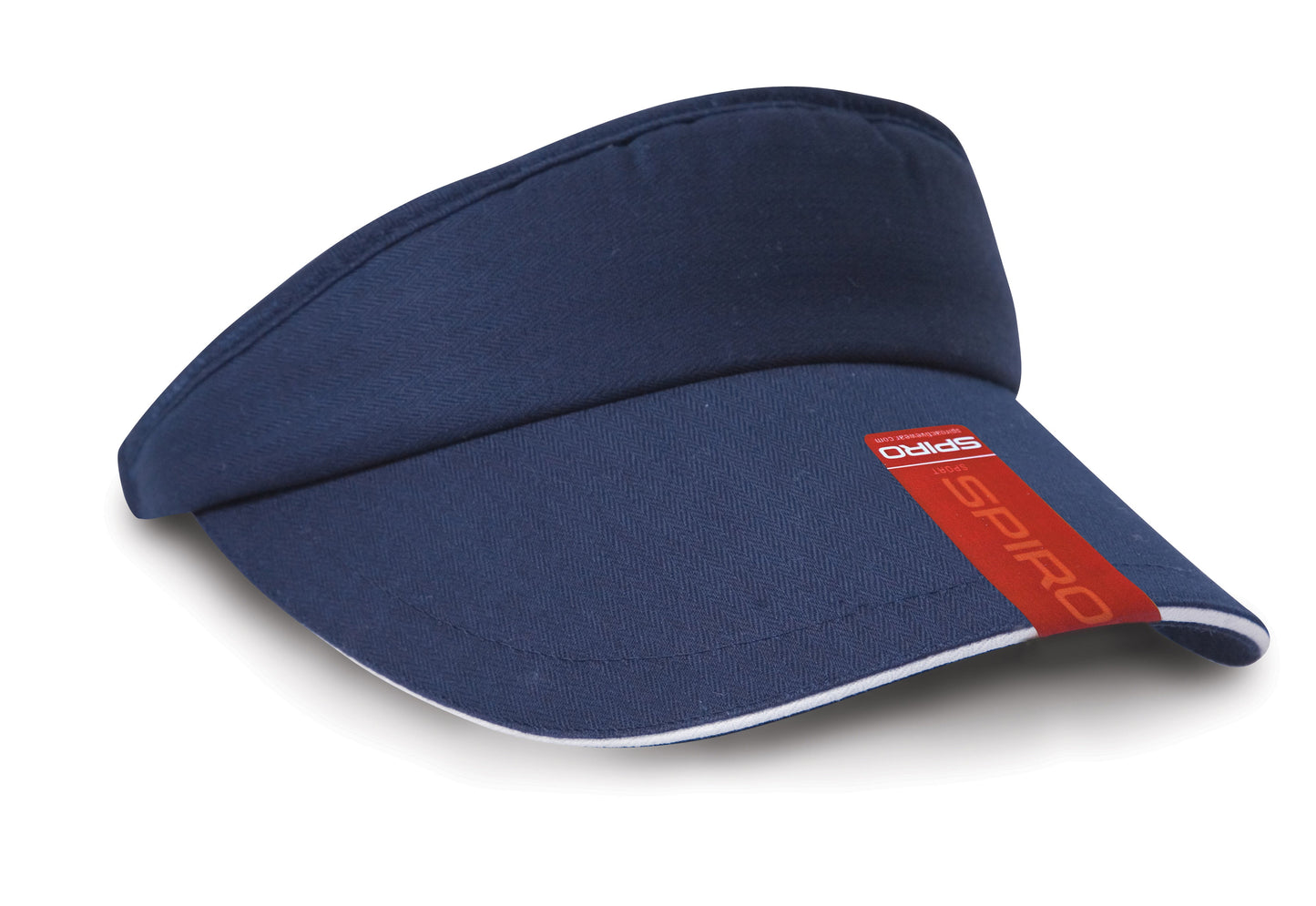 Result Headwear Herringbone Sun Visor with Sandwich Peak and Sweatband