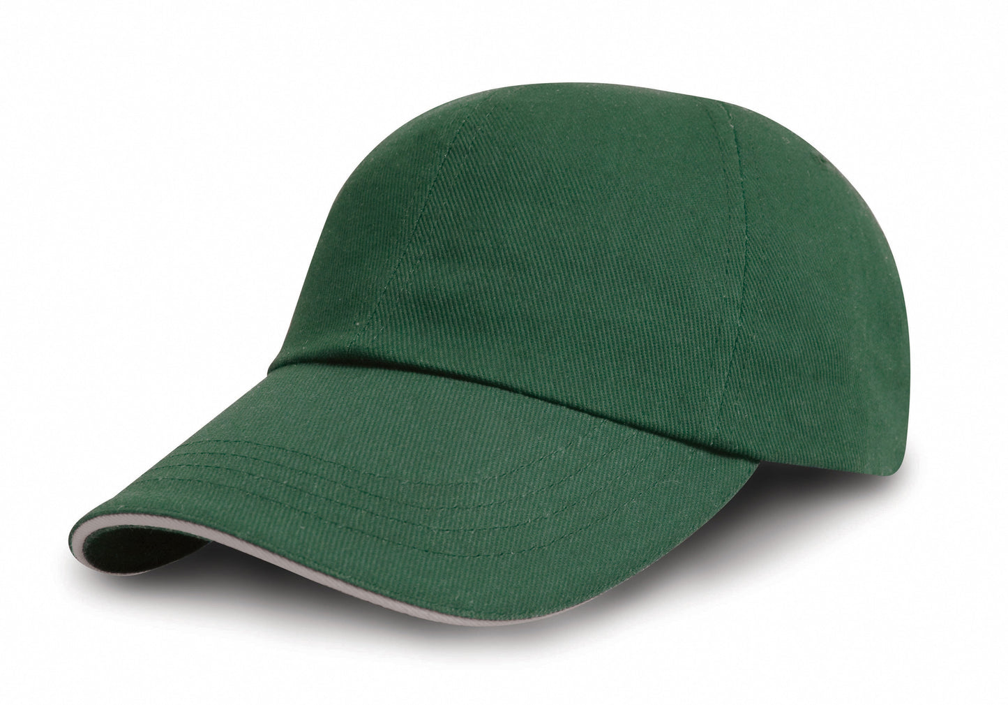 Result Headwear Heavy Brushed Cotton 5-Panel Cap with Adjustable Buckle