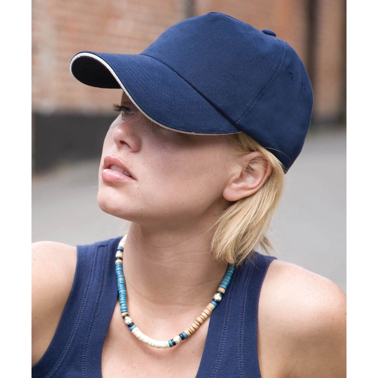 Result Headwear Heavy Brushed Cotton 5-Panel Cap with Adjustable Buckle