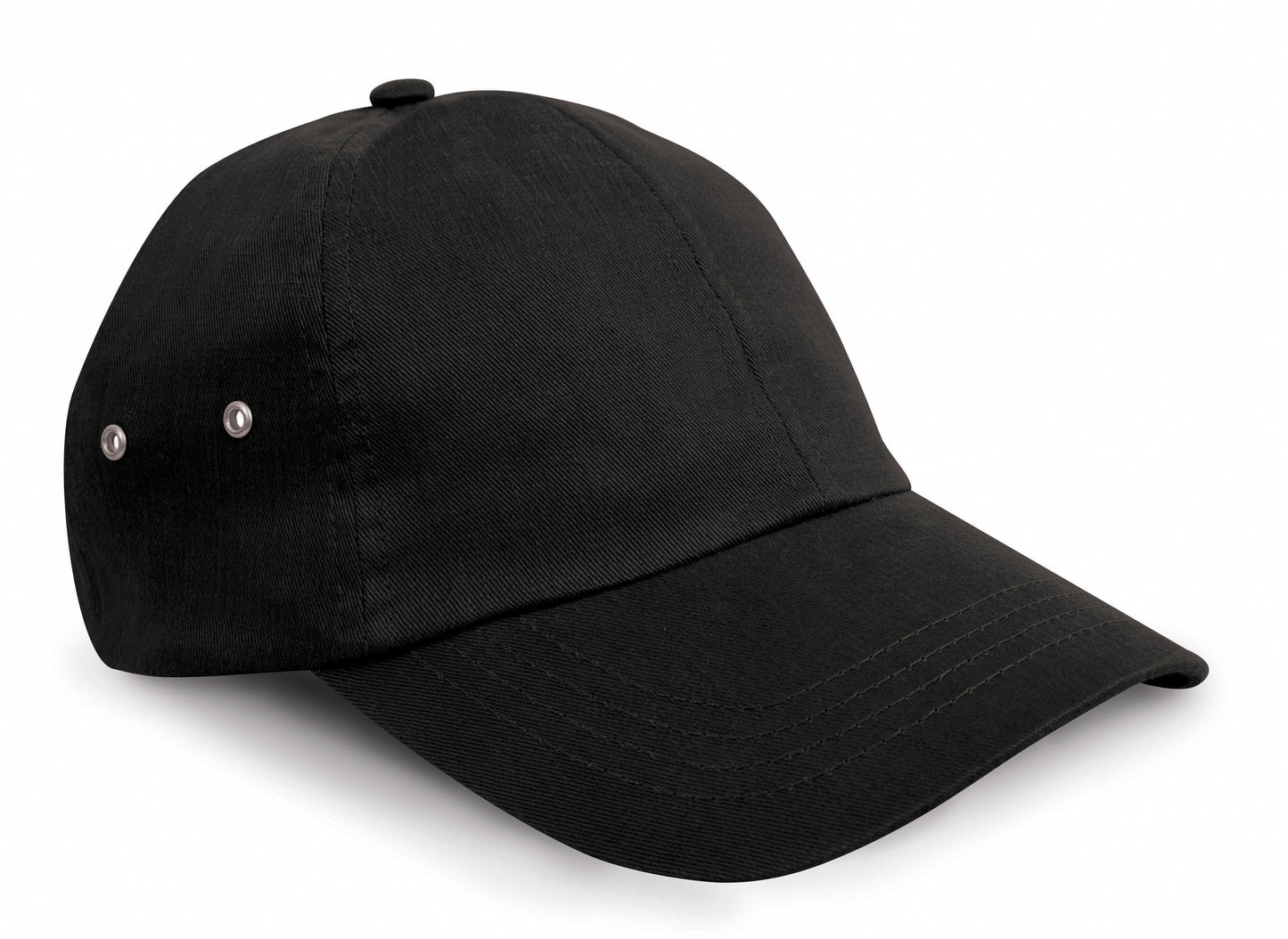 Result Headwear Plush Cap 6 Panel Low Profile Pre-Curved Peak Adjustable Buckle