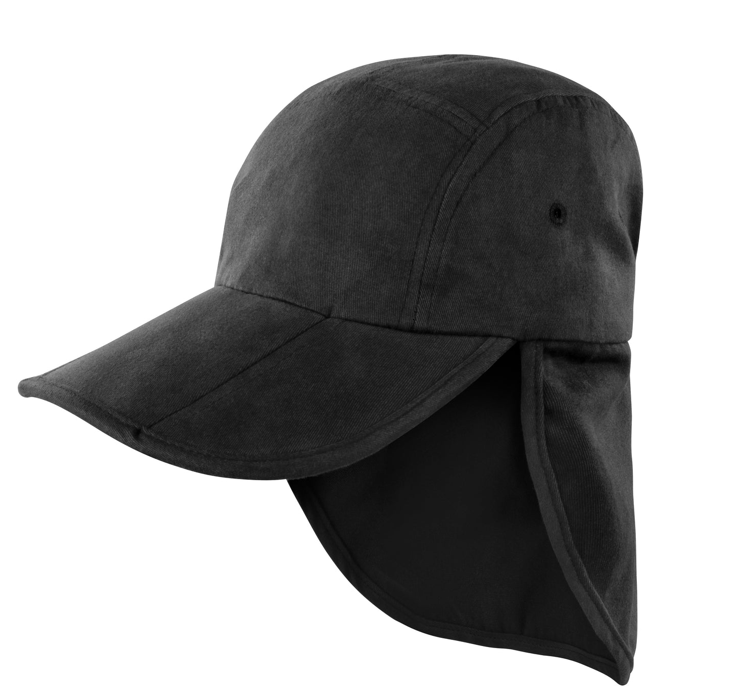 Result Headwear Fold-Up Legionnaire's Cap with Neck Flap and Size Adjuster
