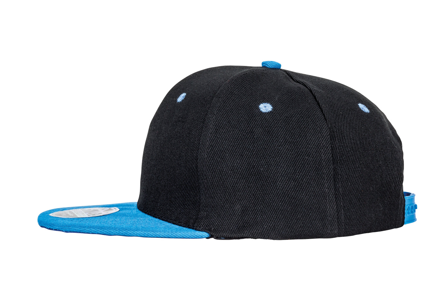Result Headwear Bronx Flat Peak Snapback Cap Dual Colour Retro Style