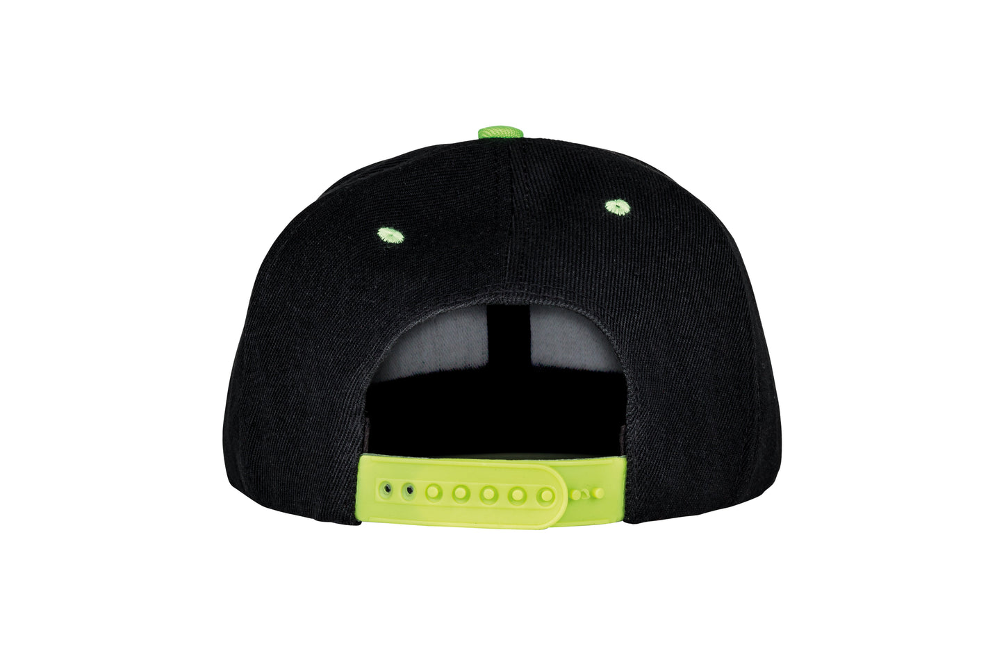 Result Headwear Bronx Flat Peak Snapback Cap Dual Colour Retro Style