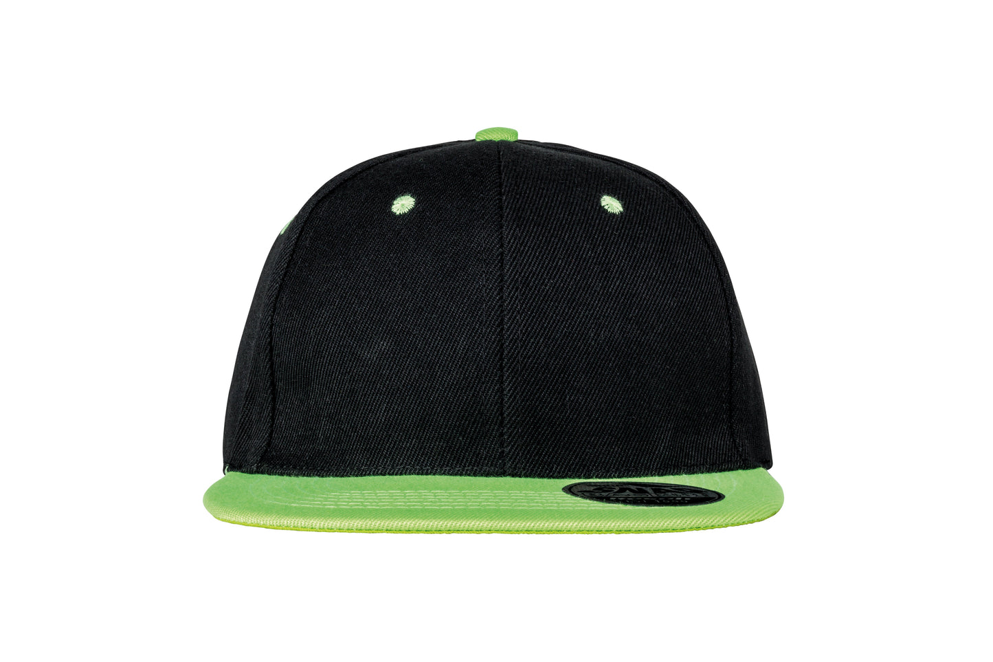 Result Headwear Bronx Flat Peak Snapback Cap Dual Colour Retro Style