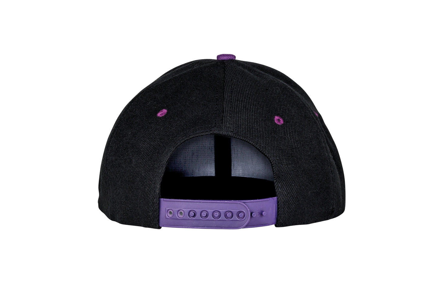 Result Headwear Bronx Flat Peak Snapback Cap Dual Colour Retro Style