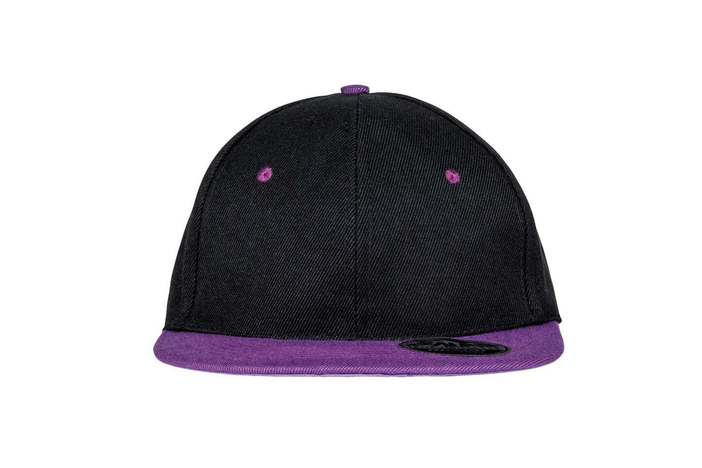 Result Headwear Bronx Flat Peak Snapback Cap Dual Colour Retro Style